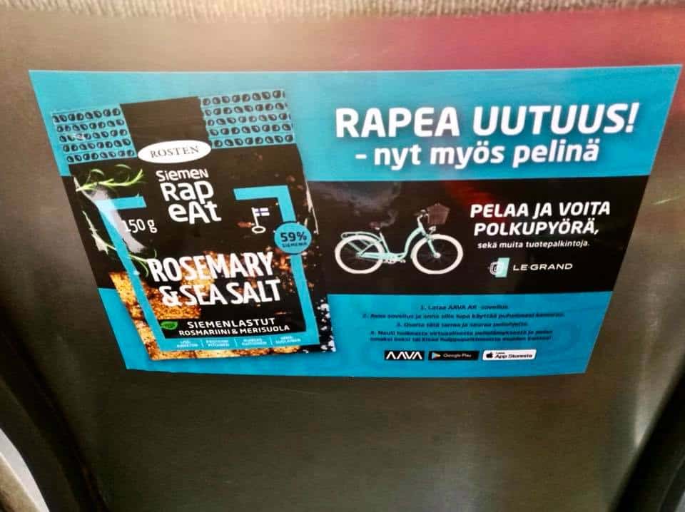 bussimainos penkin tarra